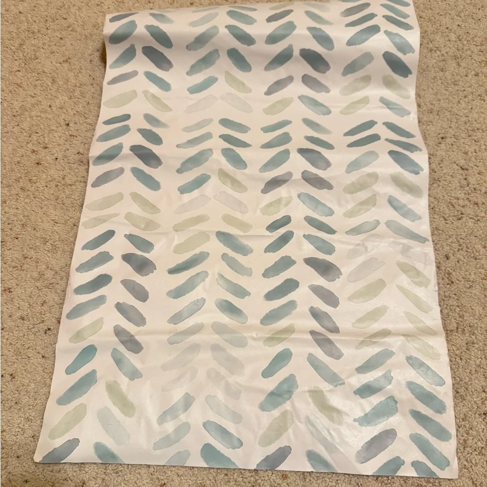 Abstract Patterned Blue Wallpaper Roll